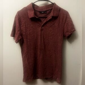 Apt. 9 Men's Burgundy Polo Shirt